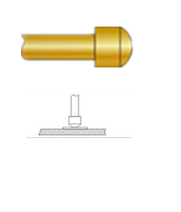圓頭探針、探針用法圖、探針原理圖、測試探針圖片