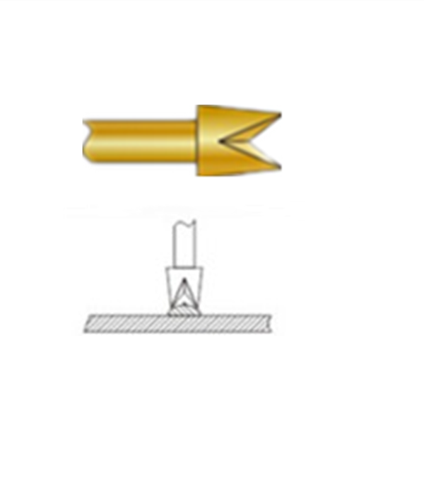 四爪頭探針、探針用法圖、探針原理圖、測試探針圖片
