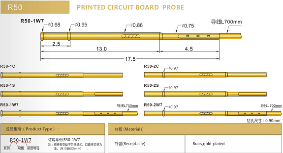 R50測試探針套管選型、R50探針套管規(guī)格型號、探針套管廠家