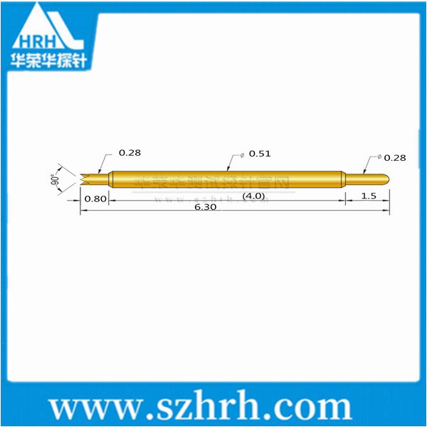 0.51-UJ-6.3L ，華榮華雙頭測(cè)試探針廠家