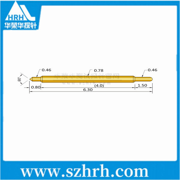 078-BJ-6.3L  華榮華雙頭測試探針廠家