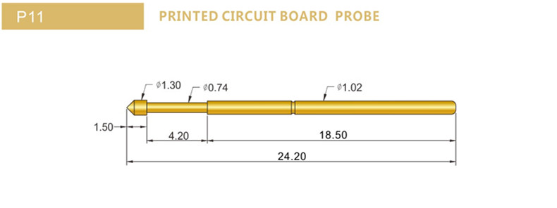 P11探針尺寸，華榮華測試探針選型，測試探針規(guī)格型號
